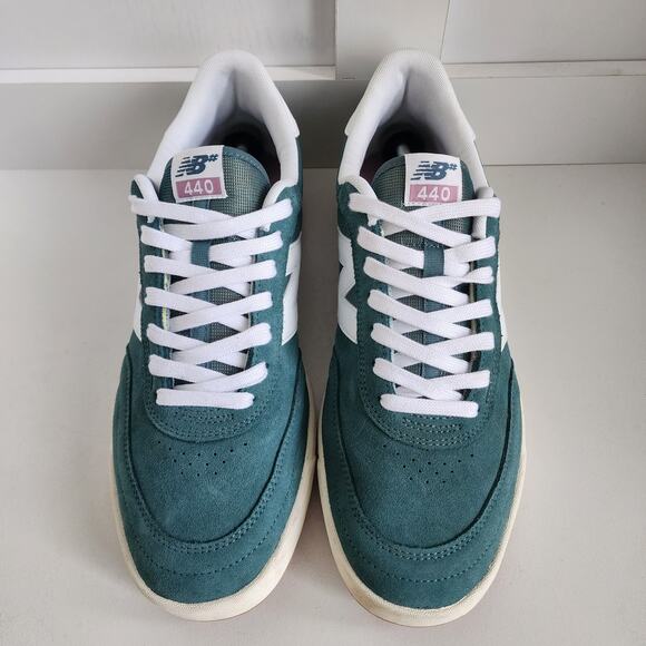 New Balance NB 440 V2 Spruce / White Skate Sneakers - Men's 14 - Sold Out - Picture 3 of 10